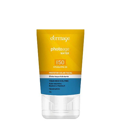 Protetor Solar Facial Dermage Photoage Water FPS50 40g