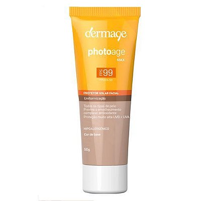 Protetor Solar Facial Dermage Photoage Max FPS99 50g