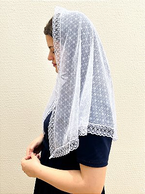 Véu Cássia Branco