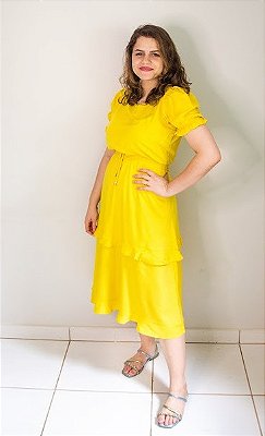 Vestido Catarina Amarelo