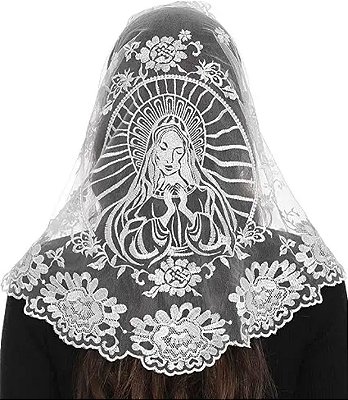 Pré Venda - Mantilha Guadalupe 1 Branca
