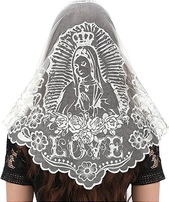 Pré Venda - Mantilha Guadalupe 2 Branca