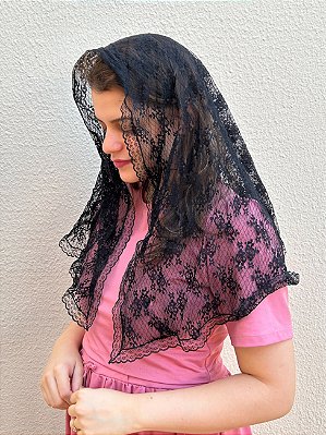 Véu Genoveva 1 Preto