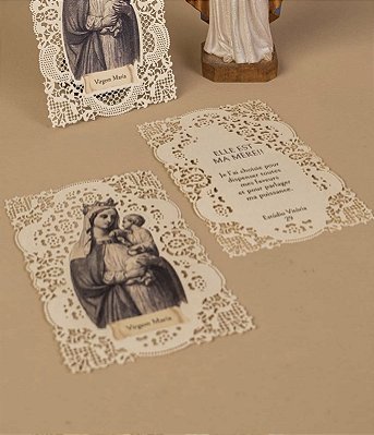 1 Santinho Rendado Nossa Senhora