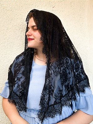 Véu Paulina Preto 2
