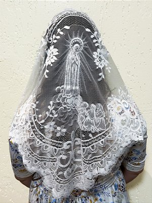 Mantilha Fátima Branca