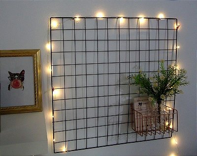 Memory board + fio de led + mini pregadores