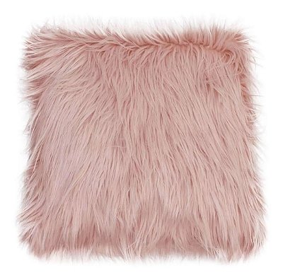 Almofada Pelúcia Alta Rose Luxo