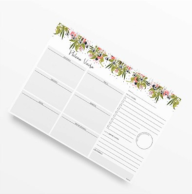 Planner Semanal Floristry II