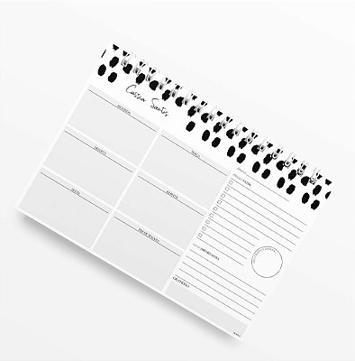 Planner Semanal Poá