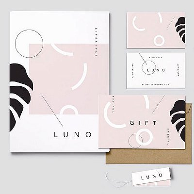 Logotipo com até 5 itens de identidade visual