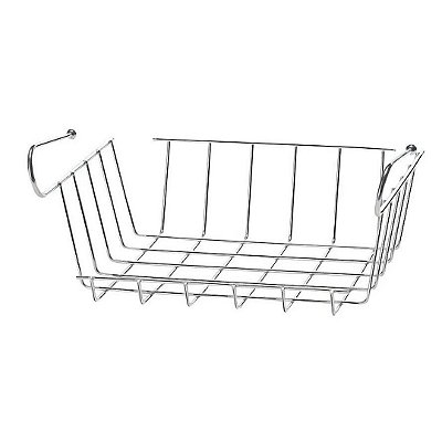 Cesto Organizador Prateleira Prata