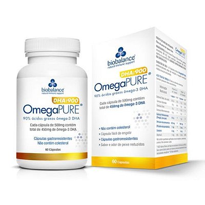 OmegaPURE   | A maior concentração de ômega-3 na menor cápsula