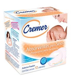 CREMER | ABSORVENTE PARA SEIOS COM 12 UNIDADES