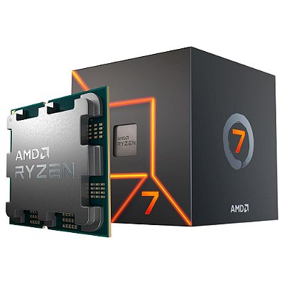 PROCESSADOR AMD RYZEN 7 7700 3.8GHz (TURBO 5.3GHz) 40MB CACHE AM5 100-100000592BOX