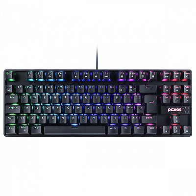 TECLADO GAMER MECANICO TKL NERON - SWITCH OUTEMU RED HOTSWAP - LED VERMELHO - PCYES - PNOHRDV