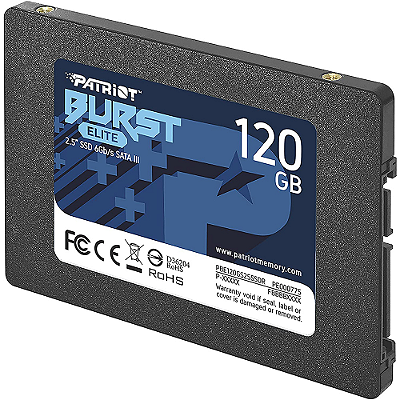 SSD PATRIOT BURST 120GB 2,5" SATA 3 - PBE120GS25SSDR
