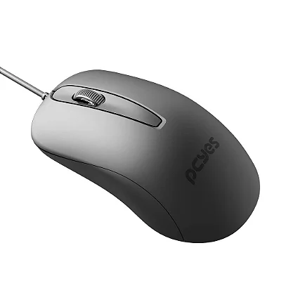 MOUSE OPTICO PCYES COMFORT C/FIO USB 2 MT 1000DPI - PMOC1U