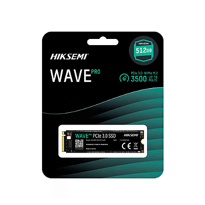 SSD HIKSEMI WAVE PRO 512GB M.2 2280 NVME PCIE 3.0 - HS-SSD-WAVE Pro(P) 512G