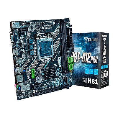 PLACA MAE CLANM H81-M2 PRO LGA 1150 DDR3 M.2 NVMe ( 4ª GER)