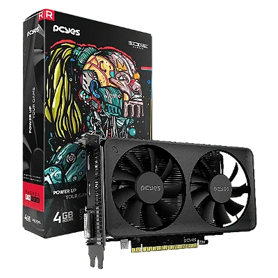 PLACA DE VIDEO PCYES RX550 4GB GDDR5 128 BITS DUAL-FAN - PVEX5504GBDF