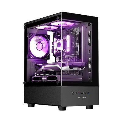 GABINETE GAMER C3TECH MT G150BK S/FONTE PRETO
