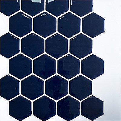 Pastilha Adesiva Resinada LARGE HEX NAVY