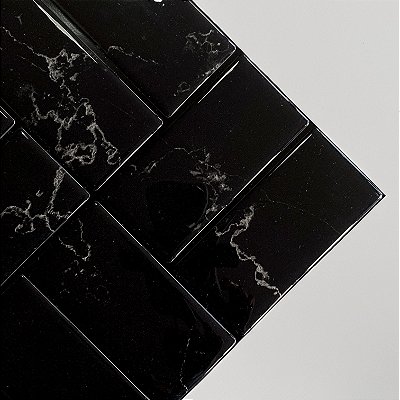 Azulejo Metrô Concept Black Marble