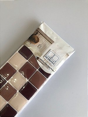 KIT Pastilha Adesiva Resinada Ladrilho Faixa KOPENHAGEN - 8 faixas