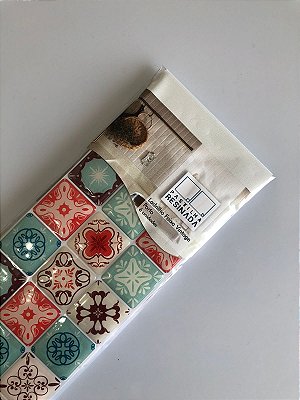 KIT Pastilha Adesiva Resinada Ladrilho Faixa VINTAGE PORTO - 6 faixas