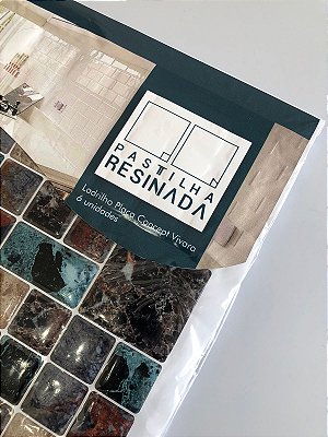 KIT Pastilha Resinada Ladrilho Placa CONCEPT VIVARA - 6 placas