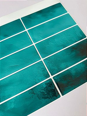 Azulejo Metrô Droit Oceano - Transformative Teal - 1 Placa