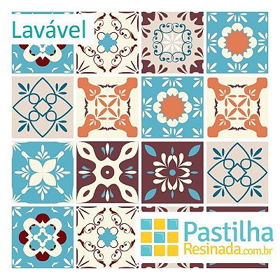 Azulejo Adesivo Fazendinha Kit 18 peças - 15 X 15 CM