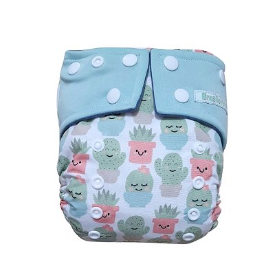 Fralda Ecológica Bem Estar - Cactos Colorido