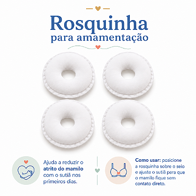 Rosquinha para Amamentação - kit com 4 unidades