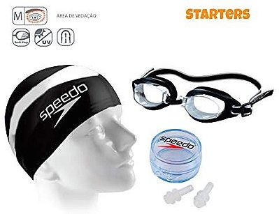 Kit Swim Slc Speedo Unissex - Preto | Produtos Náuticos