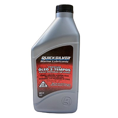 Óleo Lubrificante 2 Tempos Quicksilver Tc-w3 500ml | Produtos Náuticos