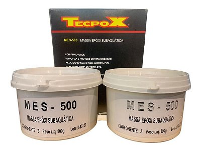 Massa Epóxi Subaquática 1 Kg Mes500 - Tubolit Tecpox | Produtos Náuticos