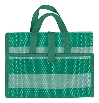 Esteira De Praia Casal Dobrável Vira Bolsa 2.00x1.50m | Produtos Náuticos