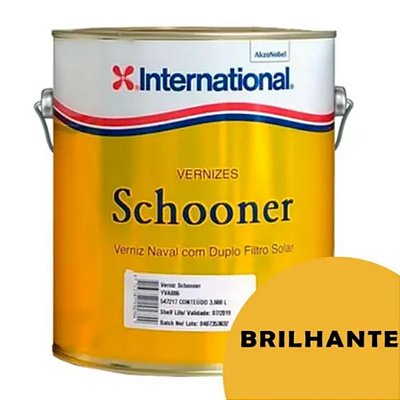 Verniz Schooner Naval Brilhante International 3,6l | Produtos Náuticos