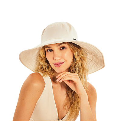 Chapéu Beverly Hills Grande Com Proteção Solar Máxima Uv50+ Uv Line | Produtos Náuticos