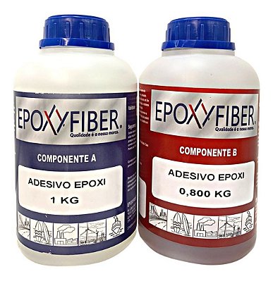 Cola Adesivo Epoxi A+b Náutica 1,8kg Epoxyfiber | Produtos Náuticos