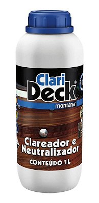 Clareador E Neutralizador P/ Madeiras Clarideck 1lt Montana | Produtos Náuticos