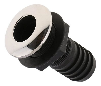 Saída De Casco Bomba Porão Capa Inox 1-1/8