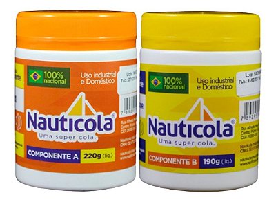 Cola Epóxi Nauticola Tipo Araldite 410g A + B Original | Produtos Náuticos