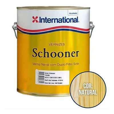 Verniz Schooner Naval International Semibrilho 3,6l | Produtos Náuticos