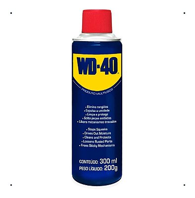 Wd40 Spray Produto Multiusos - Desengripa Lubrifica 300ml | Produtos Náuticos