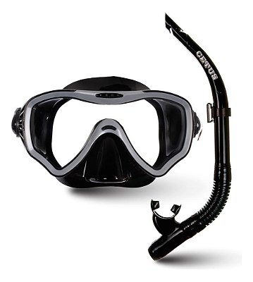 Kit de Mergulho Máscara + Respirador Cetus New Parma Pro | Produtos Náuticos