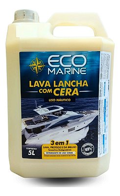 Lava Lancha Com Cera Premium Eco Marine 3 Em 1 - 5 Litros | Produtos Náuticos