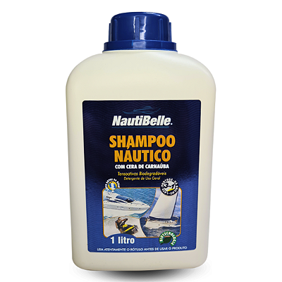 Shampoo Nautico Com Cera De Carnaúba Nautibelle 1 Litro